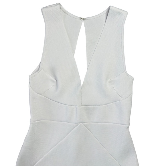 Nova Luxe Fashion Nova White Bandage Asymmetrical Bachelorette Body Con Dress M - Picture 3 of 12